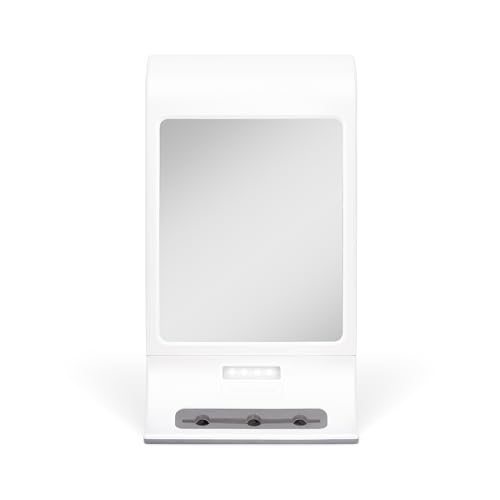 Fog-Free LED Shower Mirror with Secure Mount