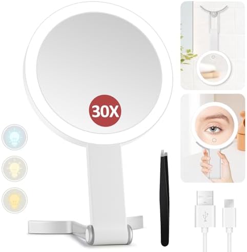 MIYADIVA 30X Magnifying Makeup Mirror