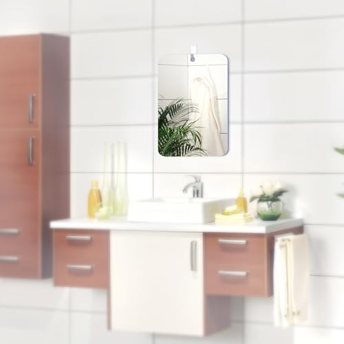 COBETouchless Fog-Free Shower Mirror for Home Travel Safe Durable