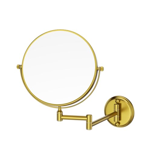 GURUN 8 Wall-Mounted Makeup Mirror with 10X Magnification