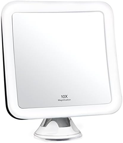 Fancyi 10X LED Magnifying Vanity Mirror with Suction Cup