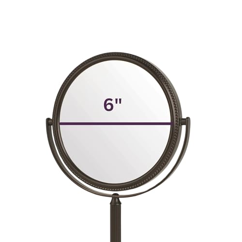 JERDON Two-Sided Makeup Vanity Mirror