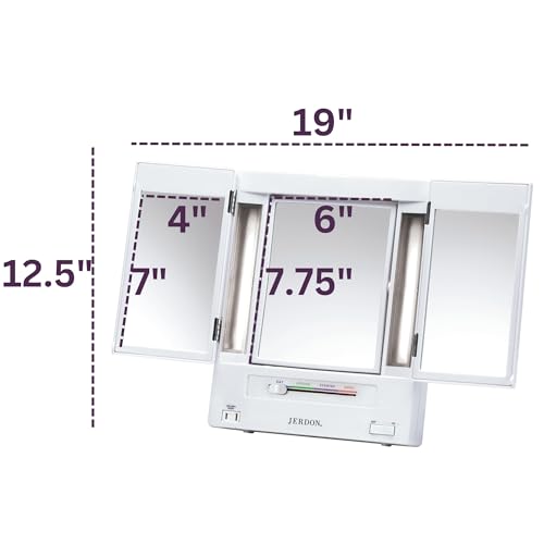 JERDON makeup mirror with lights