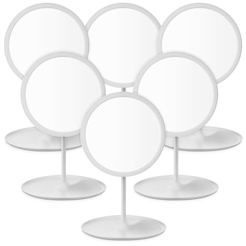 6 x Parties Promotion 6 x Makeup Mirrors White