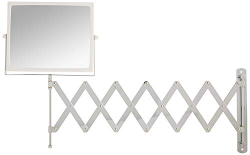 JERDON Two-Sided Swivel Wall Mount Mirror