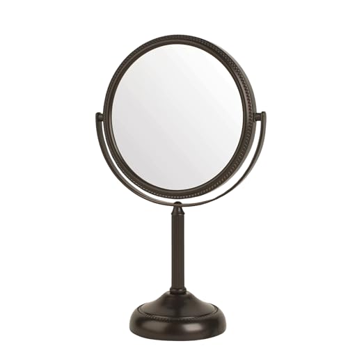 JERDON Two-Sided Makeup Vanity Mirror