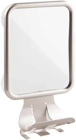 Big Metal Suction Shaving Mirror by mDesign