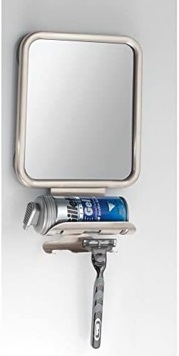 Big Metal Suction Shaving Mirror by mDesign