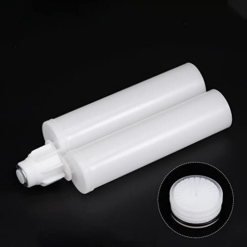 Super uxcell 2Pcs Epoxy Gun Adhesive Cartridge Easy to Use Dual Glue