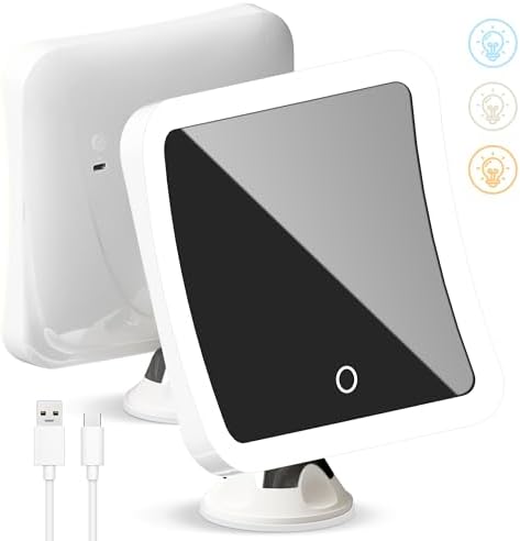 Glimmerx 10X Magnifying Lighted Makeup Mirror - Lighted Vanity Mirror