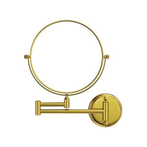 GURUN 8 Wall-Mounted Makeup Mirror with 10X Magnification