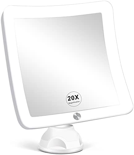 20X Magnifying Mirror with LED Light