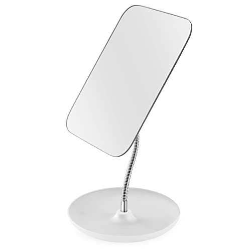 Adjustable Makeup Mirror with Stand Perfect for Travel Home