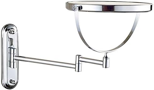 Rhinestone Metal Vanity Mirror for Makeup and Travel