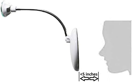 JiBen Flexible Gooseneck Magnifying Mirror