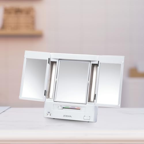 JERDON makeup mirror with lights