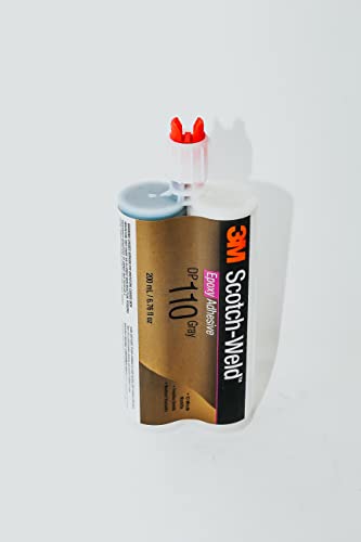 Fast-acting epoxy for plastic and metal surfaces