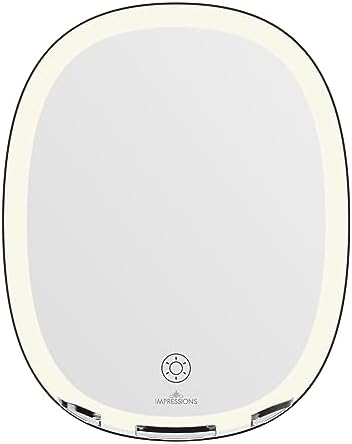 Fog-Free LED Shaving Mirror for Men Swivel Travel-Friendly