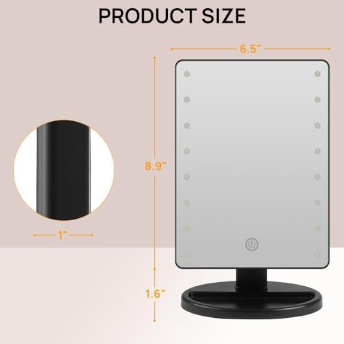 Essential Beauty Mirror with Lights 16 LED Vanity Make-up Mirror
