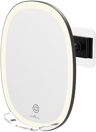 Fog-Free LED Shaving Mirror for Men Swivel Travel-Friendly