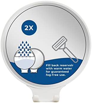 Zadro 2X Shower Mirror for Shaving