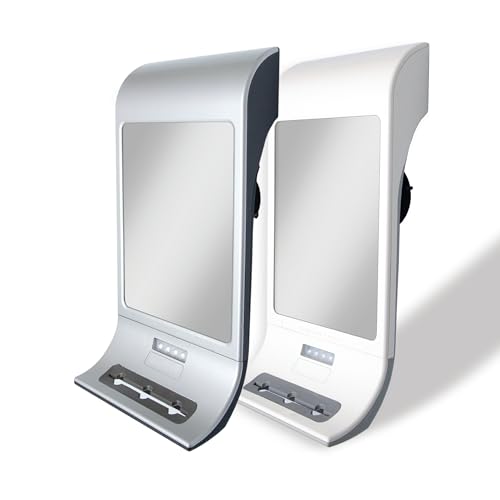 Fog-Free LED Shower Mirror with Secure Mount