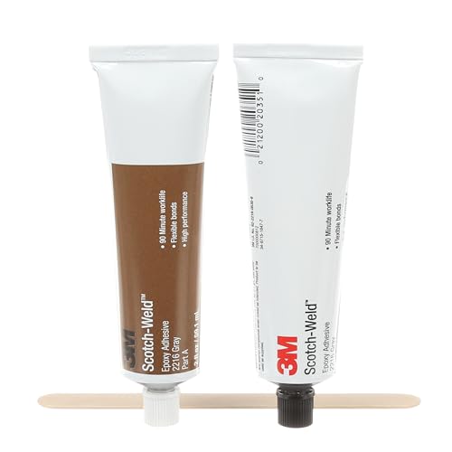 Sealed Scotch-Weld Epoxy Adhesive Tube Kit 200F Heat Setting 591mL