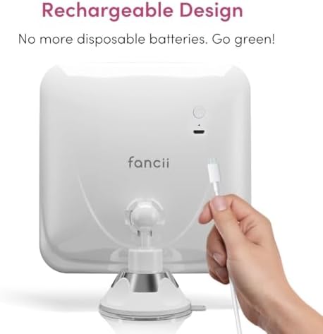 Fancii Rechargeable 10x Magnifying Mirror
