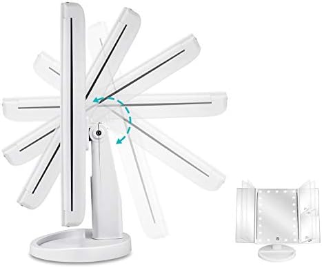 Deweisn Lighted Vanity Mirror with 21 LED 3X magnification