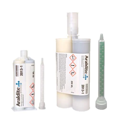 Araldite 2013-1 Chemical-Proof Epoxy Gel 50ml17oz Caulk Gun Adapter Kit