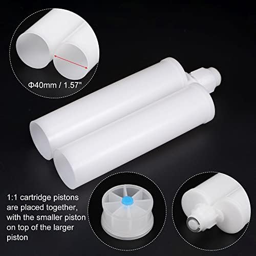 2-Piece Epoxy Gun Adhesive Cartridge for 11 AB Glue