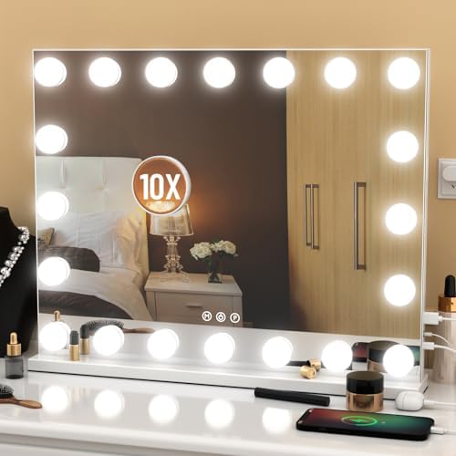 Stylish 23x18 Vanity Mirror with Lights for Makeup