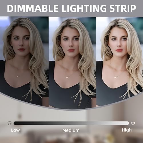 VANITII LED Vanity Mirror with 360-Rotation Smart Lighting
