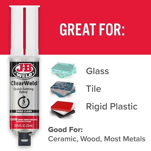 Fast-Setting Clear epoxy for Metal Tile