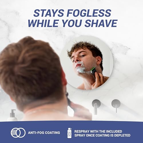 Fog-Free Shave Mirror for Men