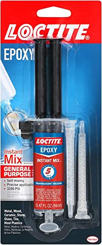 Loctite Epoxy Instant Mix 5-Minute Quick Adhesive in a Compact Syringe