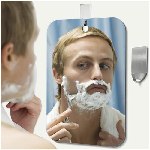 Larger Durable Shave Mirror for Travel Camping