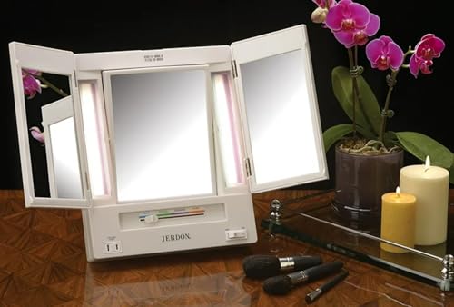 JERDON makeup mirror with lights