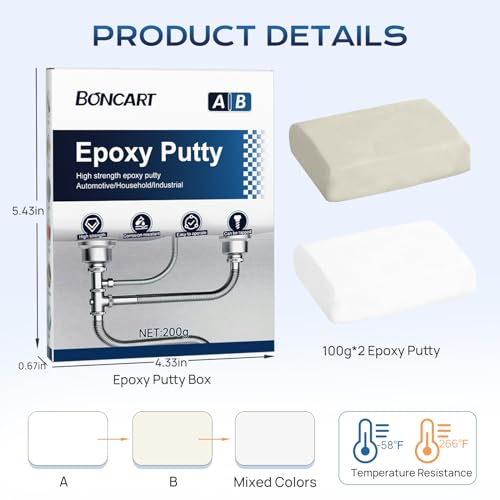Boncart 200g Fast Repair Epoxy Putty Metal and Wood Filler