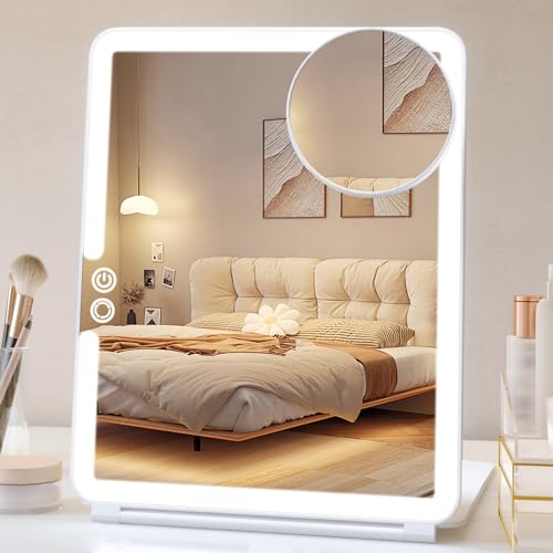 FUNTOUCH 10x75 Portable Travel Makeup Mirror