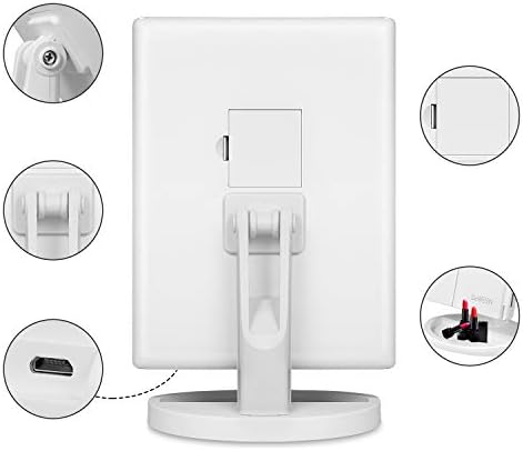 Deweisn Lighted Vanity Mirror with 21 LED 3X magnification