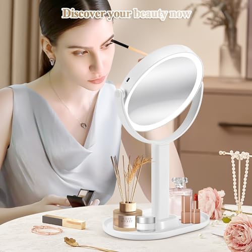 Makeover Beauty 1x20x Double-Sided Makeup Mirror