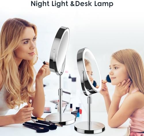 Adjustable Makeup Mirror wLights