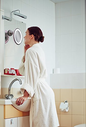 JiBen LED Makeup Mirror with Suction Cup