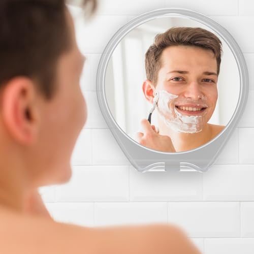Experience Effortless Shaving with HoneyBull Fogless Shower Mirror