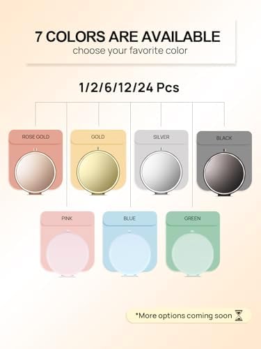 Compact Rose Gold Makeup Mirror