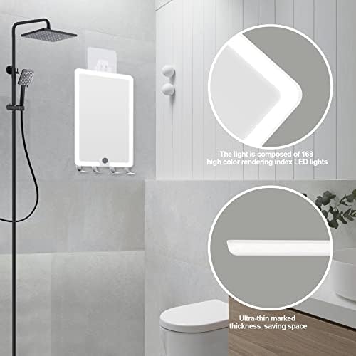 Jadazror Heated Shower Mirror for Shaving