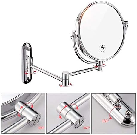 2PCS Travel Aluminum Mirror