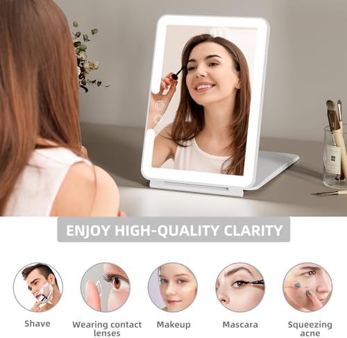 Enhance Your glamor with the Deweisn Folding Travel Mirror
