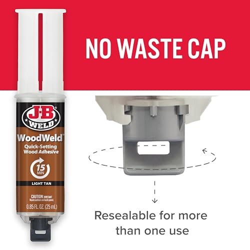 Fast-Setting Epoxy Syringe for Wood Repairs